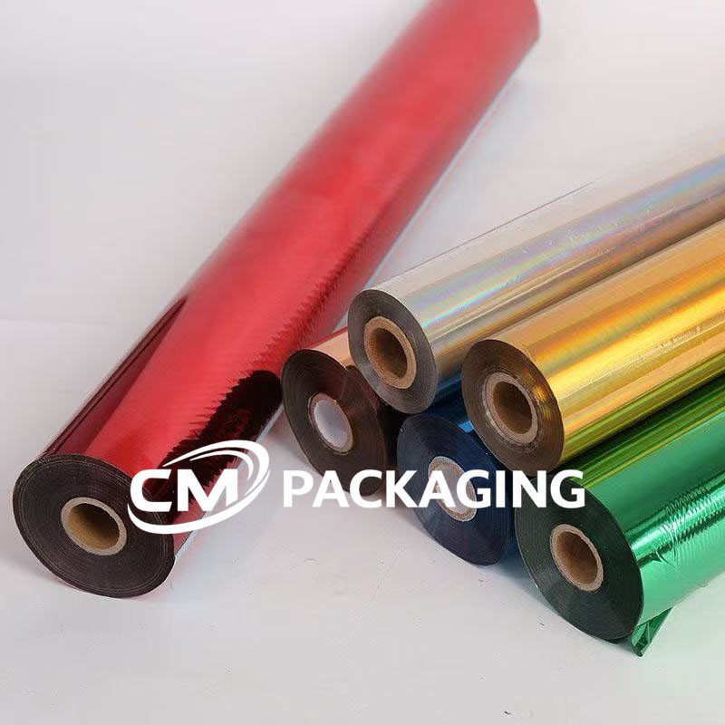 Hot Stamping Foil PET Metallized for Luxury Packaging